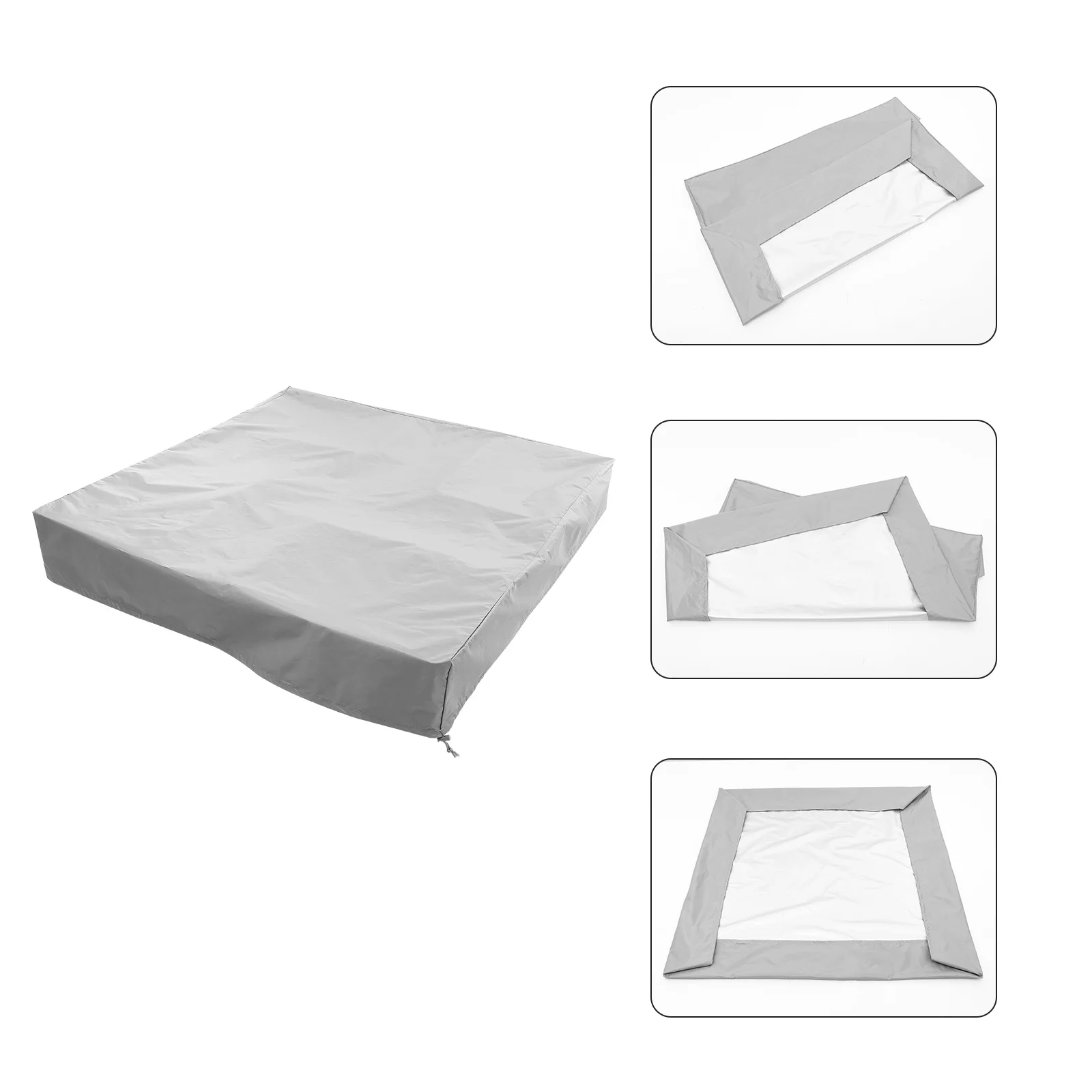 

Premium Waterproof Sandbox Cover Oxford Cloth Protector Tear Resistant Sunproof Pool Cover Drawstring Outdoor