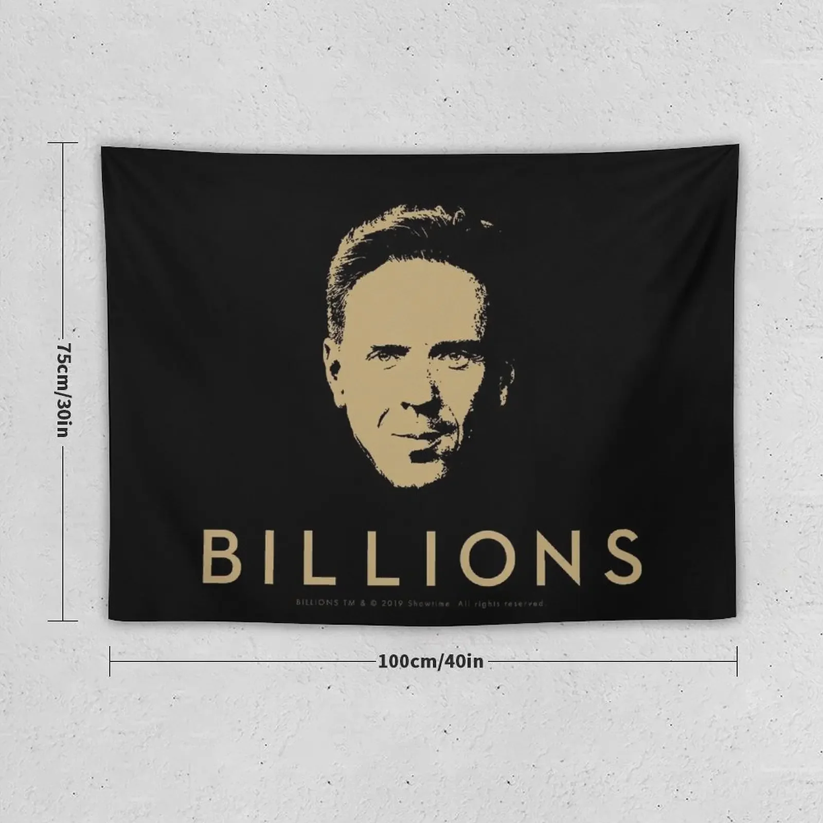 Bobby Axelrod Portrait Billions Tapestry Custom Home Decorations Decoration Aesthetic Bedroom Decor Tapestry