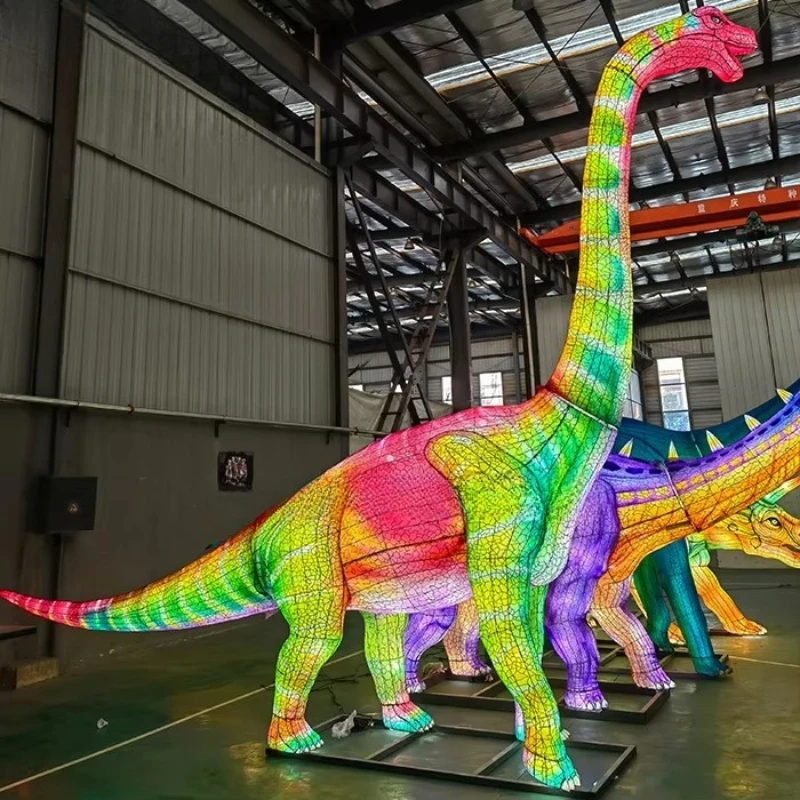 Outdoor Park Dinosaur Lights Festival Decoration Waterproof Lanterns with Lights