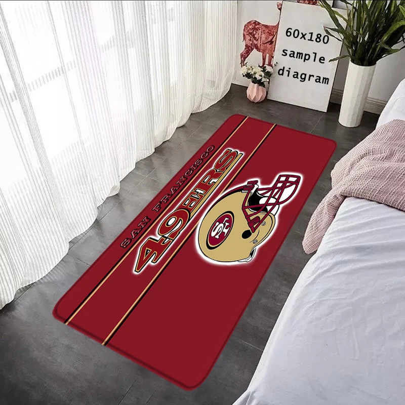 Entrance Doormat Hallwy Cartpet Living Room Rugs Foot Carpets Bathroom S-San Fransico 49ers Rug Floor Mats Non-slip Hallway Mat