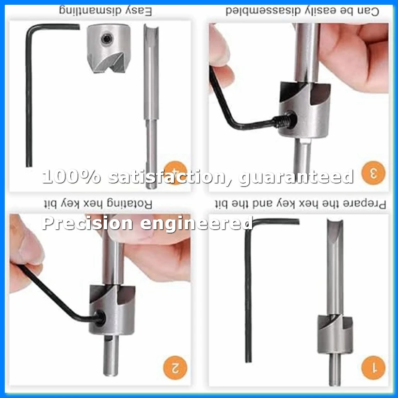 

7Pcs Pen Trimmer Kit Pen Trimming System Mill Trimmer Set, Cutting Head Sleeve Adapter Hex Key Wrench-ABYS