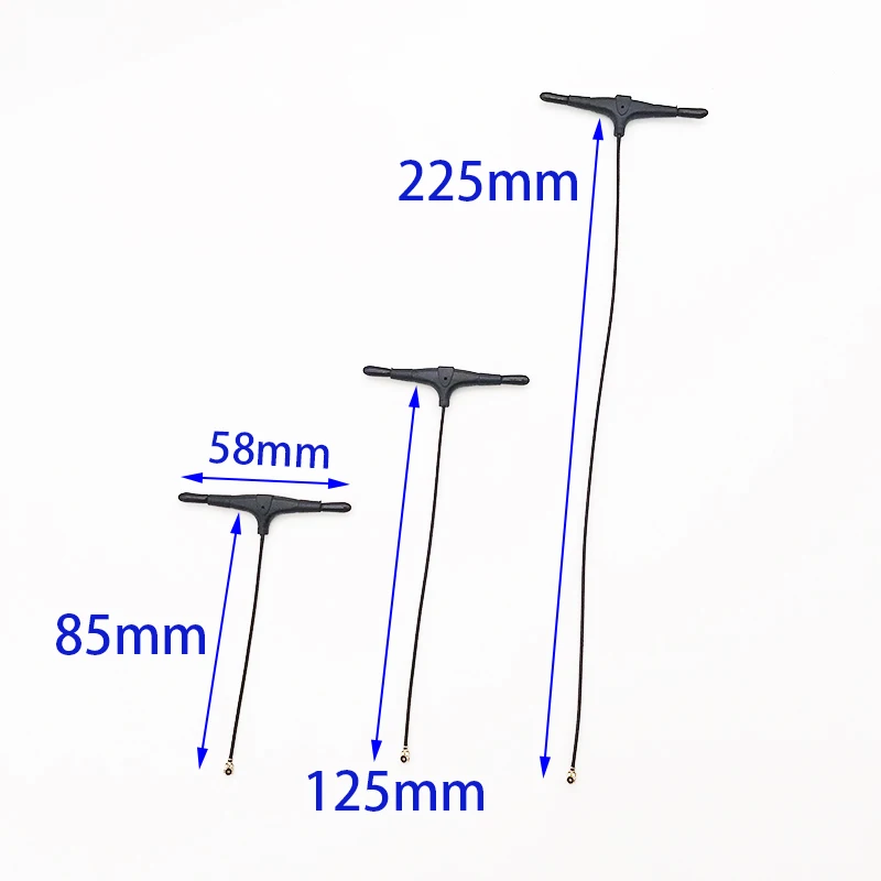 Mini 2.4G T-Type Antenna IPEX1 per RC FPV Drone Freestyle TBS CRSF Nano RX taker ELRS EP1 ricevitore Radio a lungo raggio parti fai da te