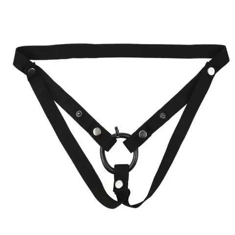 Male Chastity Device Stereo Cutting Auxiliary Belt Elastic Band Adjustable Rope Scrotum Ring Underwear Woman Adult Sex Toys