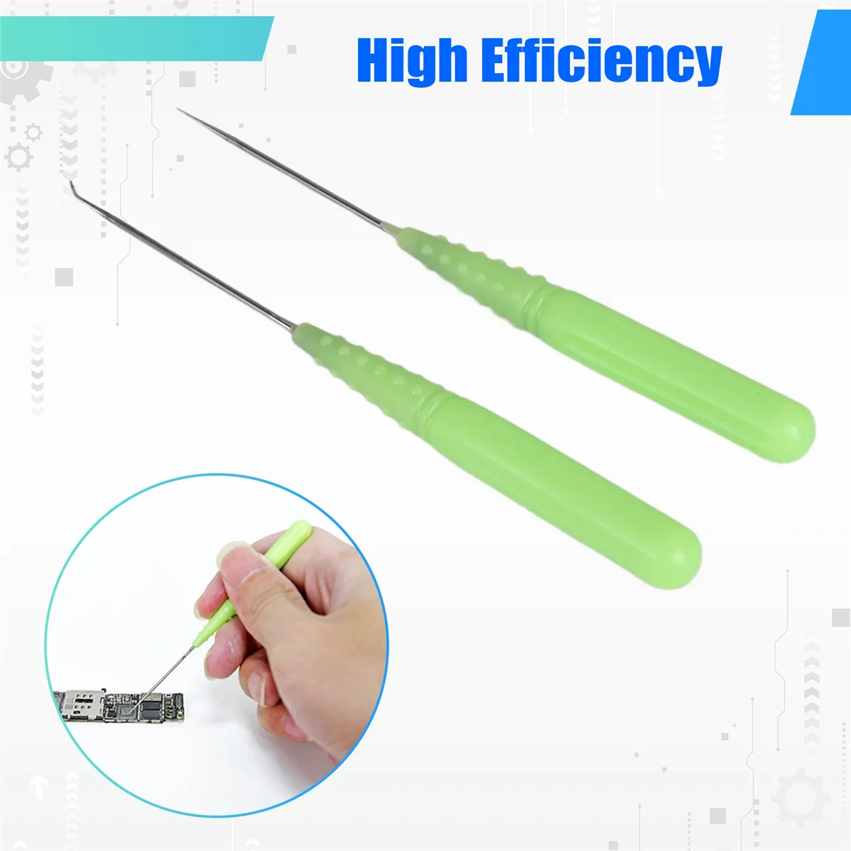 ABFKW 3In1 Soldering Lugs+Needle Welding Repairing Tools Solder Piece Rework Pad Welding Point for Phones IC Pad Touch BGA PCB