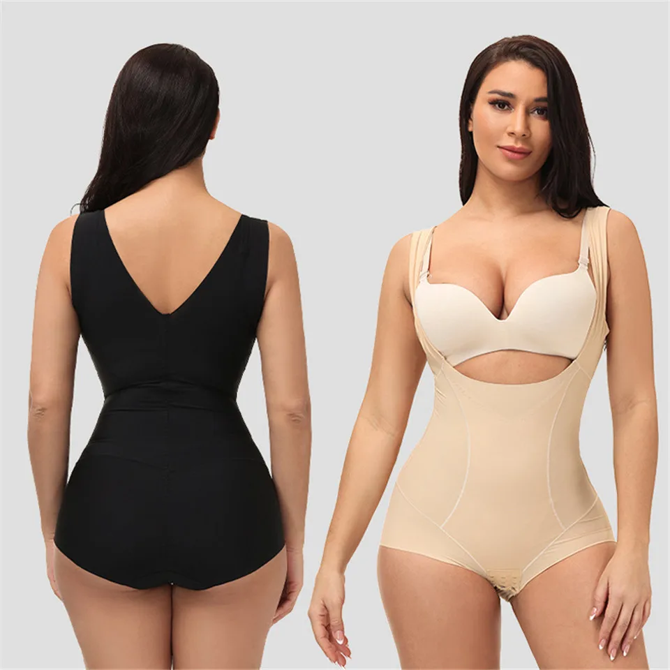 full Body Waist Shaper Women Slimming Sheath Flat Belly Buttock Push Up  Hip Lifter Abdomen Reducing Girdles Shapewear Bodysuit