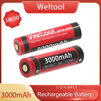 Original Weltool PB18-30P High Drain 15A 3000mAh Batterie Rechargeable 18650 Battery Lithium Ion Batteries For Flashlight