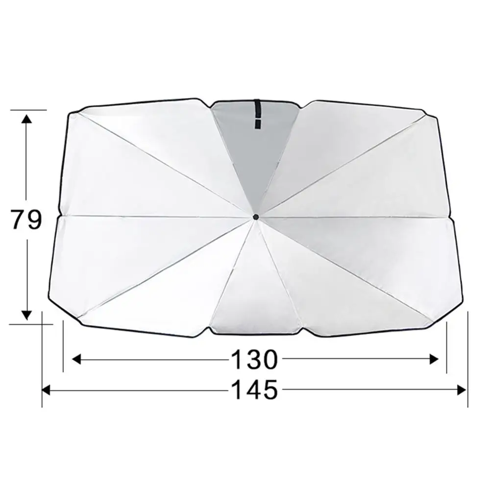 Foldable Car Windshield Sun Shade Umbrella Car UV Cover Sunshade Heat Insulation Front Window Interior Protection Hot