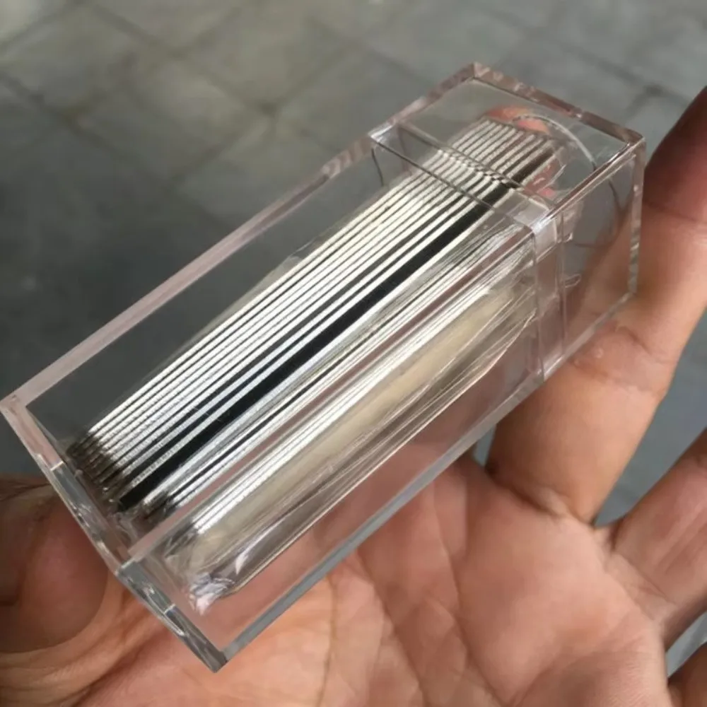 40 قطعة مكافحة لفة الفولاذ المقاوم للصدأ طوق Stiffeners المغناطيسي قميص الوقوف طوق أداة قميص طوق دعم تشكيل 55-75 مللي متر #6