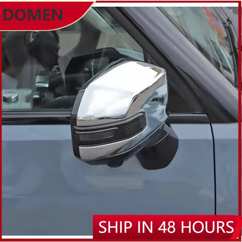 

New Car Rearview Mirror Protective Shell Fit for Jetour Traveller T2 2023-2025 Auto ABS Rearview Mirror Cover Exterior Accessori