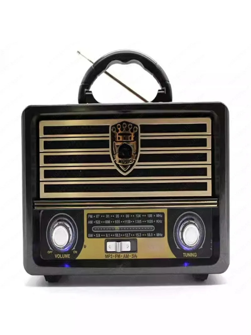 Wooden retro wireless bluetooth speaker 4.0 mobile phone card outdoor audio mini subwoofer FM radio