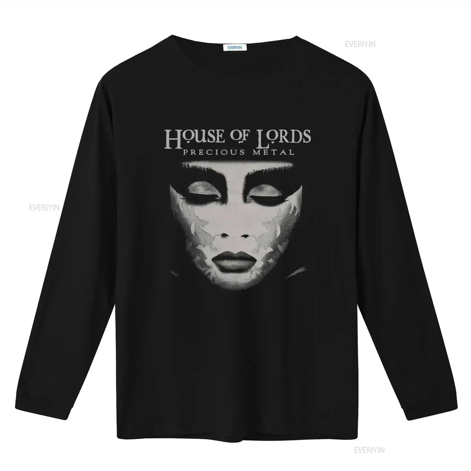 House Of Lords Precious Metal Vintage Rock T Shirt 2014 Large Concert Tour Print vintage Washed homme Top For Everyday Wear