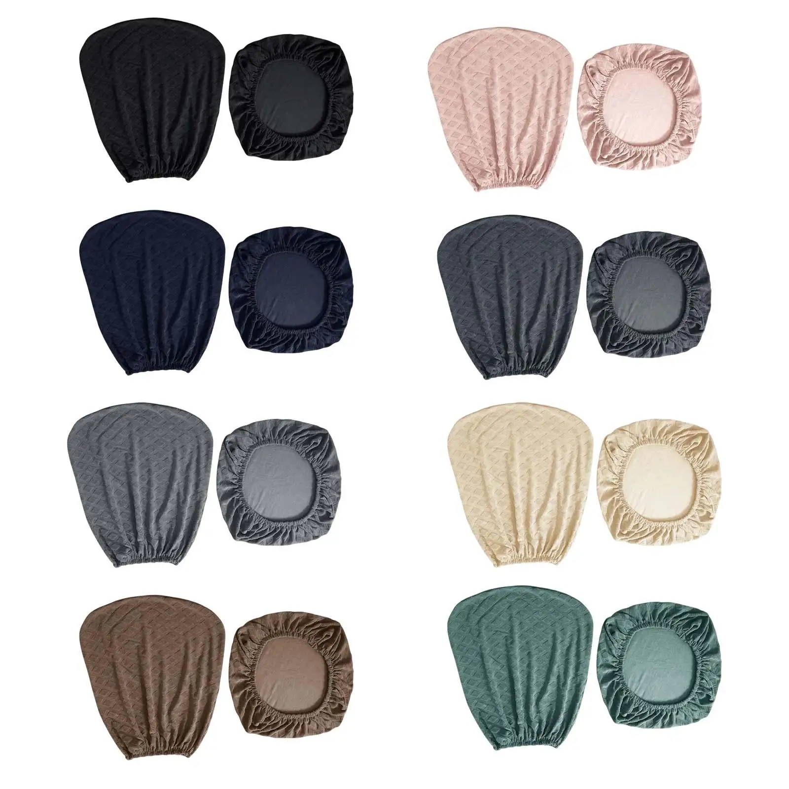 Split Office Chair Cover Waterproof Dustproof Removable Elastic Stretch Chair Slipcovers Washable Oilproof Computer Chair Cover