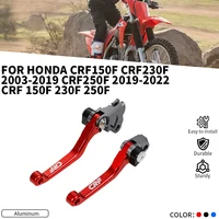 Manija de palanca de embrague de freno CNC para motocicletas, para HONDA CRF150F CRF230F 2003-2019 CRF250F 2019-2022 CRF 150F 230F 250F Dirt Pit Bike