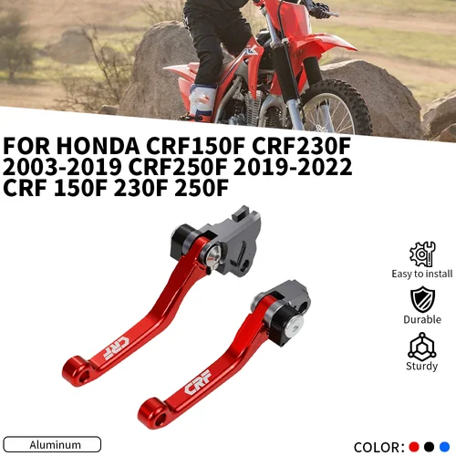 Manija de palanca de embrague de freno CNC para motocicletas, para HONDA CRF150F CRF230F 2003-2019 CRF250F 2019-2022 CRF 150F 230F 250F Dirt Pit Bike