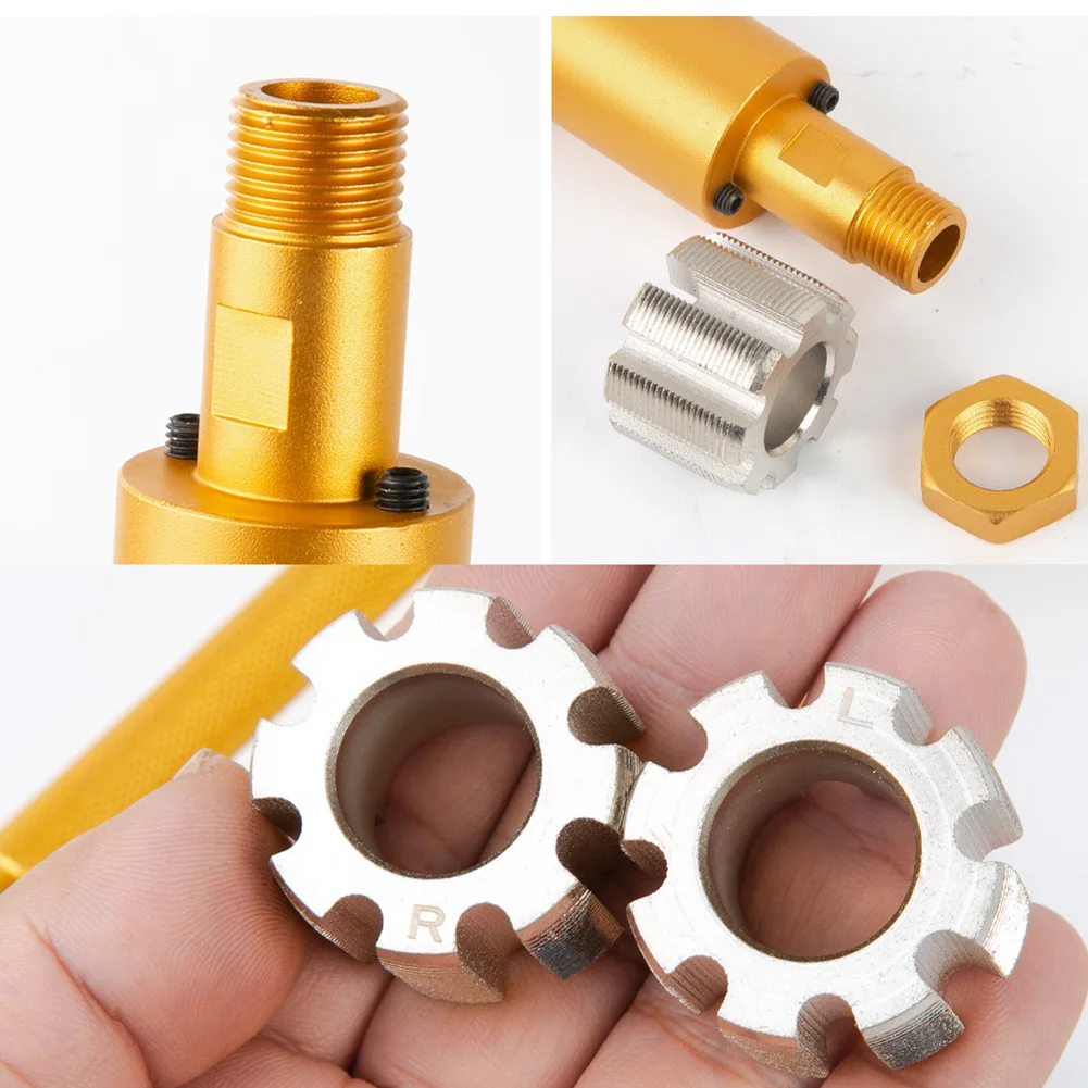 

BC1.37x24 Repair Tap Bicycle Thread Repair Tool Bicycle Bottom Bracket Tool Clockwise Removal Smoother Tapping