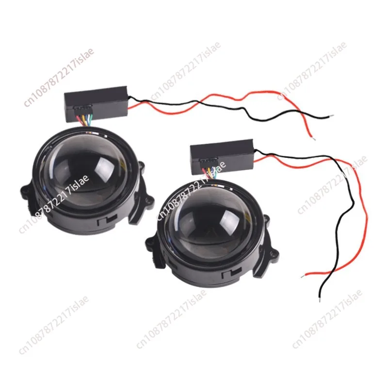 

New car dynamic headlights LED lens modification light 3 inch 12V suitable for car modification No. 9