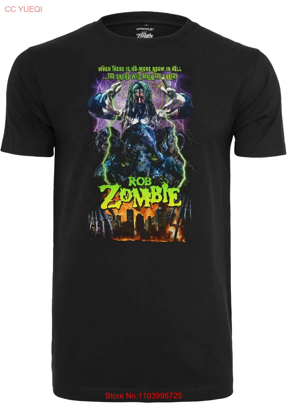 Mistertee Upscale T-Shirt X Rob Zombie Heavy Oversize T-Shirt Cotton Jersey Men