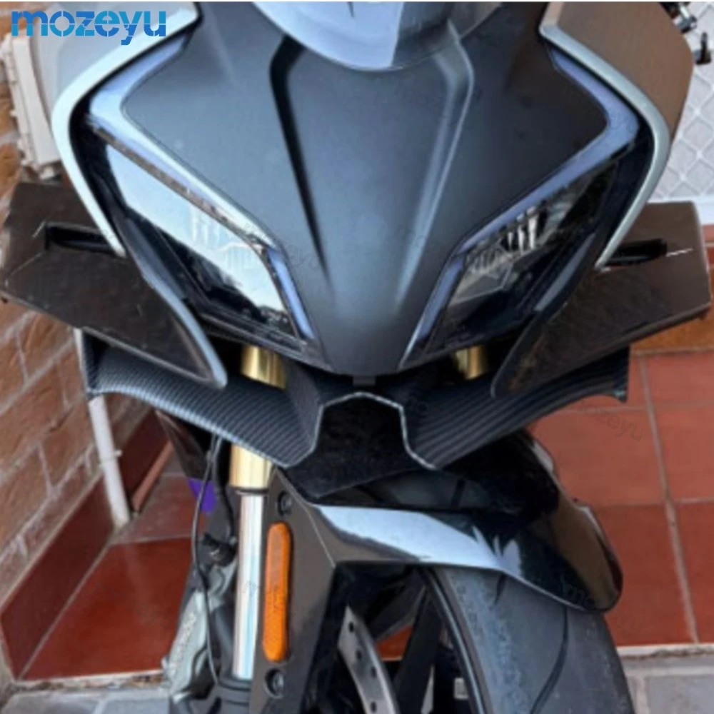 

Motorcycle Front Fairing Winglet Aerodynamic Wing Cover Trim Spoiler Winglet Body Work Fairing For CFMOTO 450SR 450SS 2022-2024