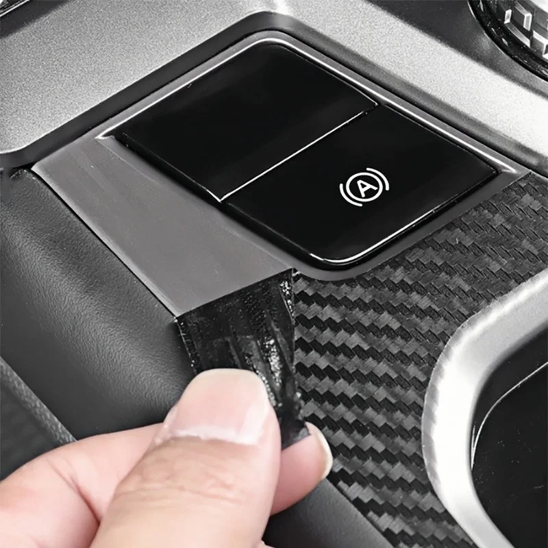 Fit for Jetour Shanhai T1 2024-2025 Car Central Control Carbon Fiber Gear Air Outlet Glass Lifting Panel Car Interior Kit Parts