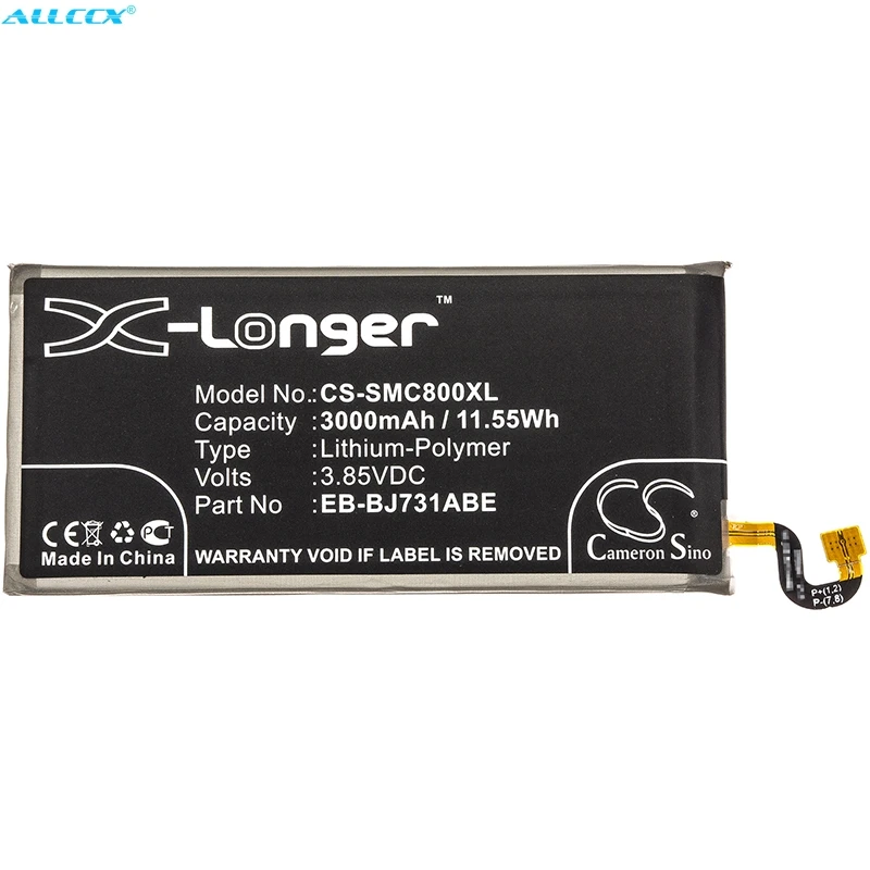 Cameron Sino 3000mAh Battery EB-BJ731ABE for Samsung Galaxy C8 Duos, J7 Neo 2017, J7 Plus, J7+ 2017, SM-C7100,C7108,C710F, J701M