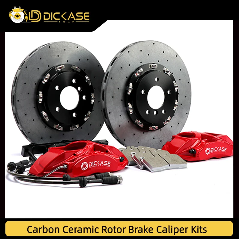 Dicase Carbon Ceramic Disc Front 380/405mm with Floating Screw 6 Pot Big Brake Caliper Kits for bmw e 93 2007 320i,100% fit