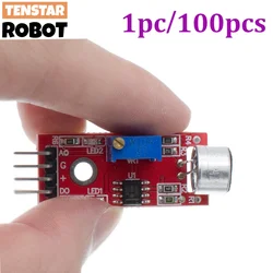 3pin Voice Sound Detection Sensor Module KY-037 High Sensitivity Microphone DIY Intelligent Smart Vehicle For Robot Car