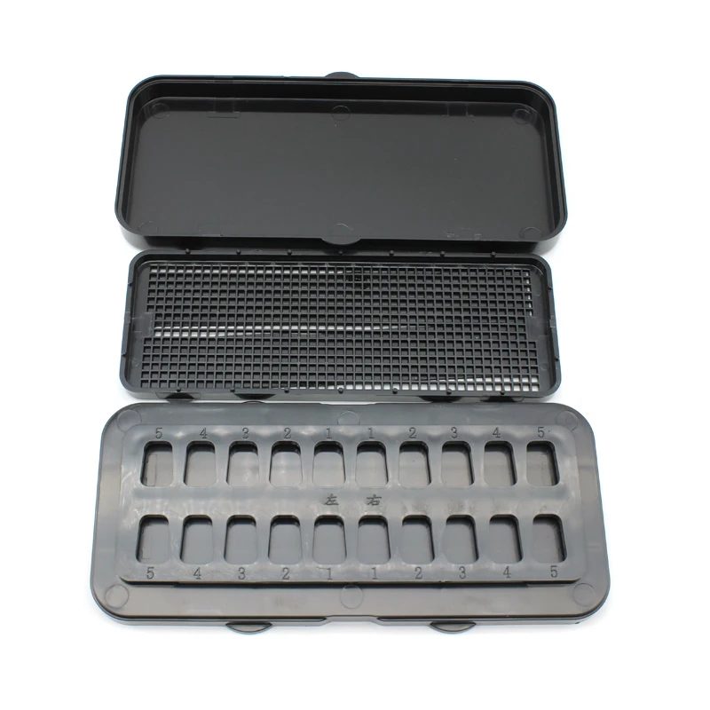 1pcs All-Ceramic Veneer Processing Box Beautiful Tooth Veneer Box Porcelain Patch Disinfection Box Cleaning Box Denture box tool