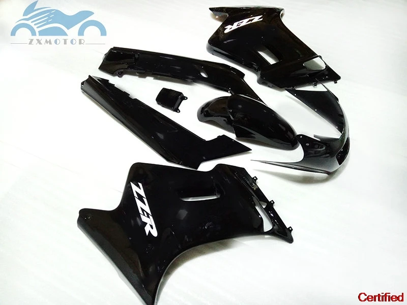 

Комплект обтекателей из АБС-пластика, подходит для Kawasaki ZZR250 1990-2007 ZZR 250 90-07, комплект обтекателей для мотоцикла, черные детали для ремонта кузова