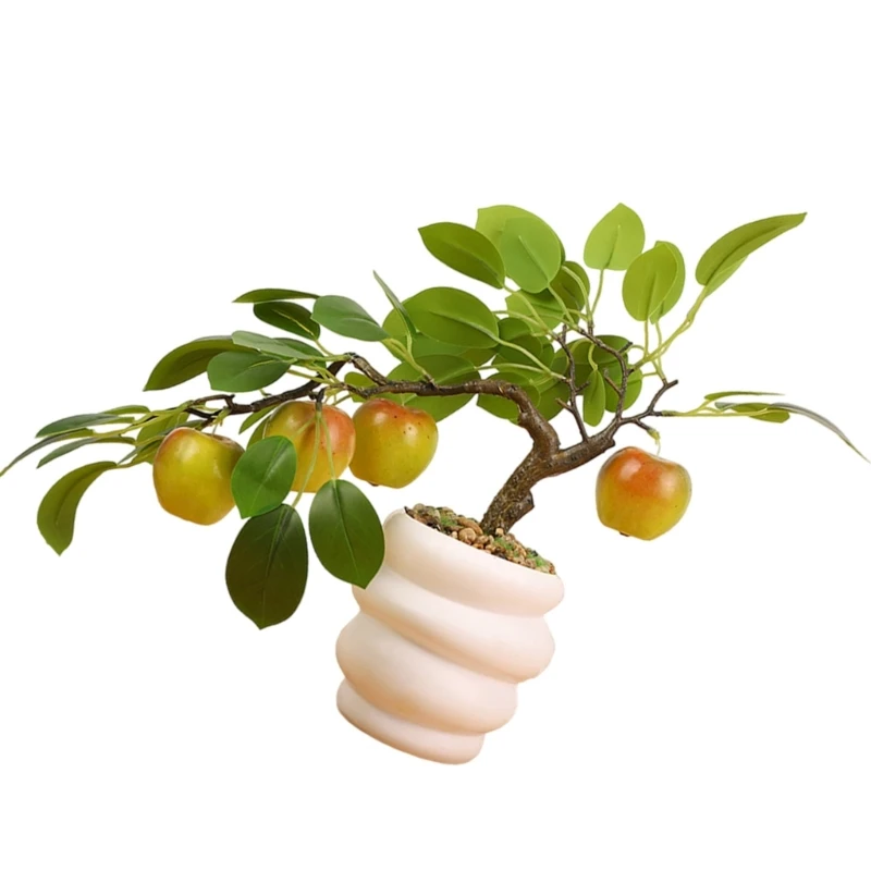 New Artificial Fruit Tree Bonsais Potted Plant Decoration for Home and Office Use