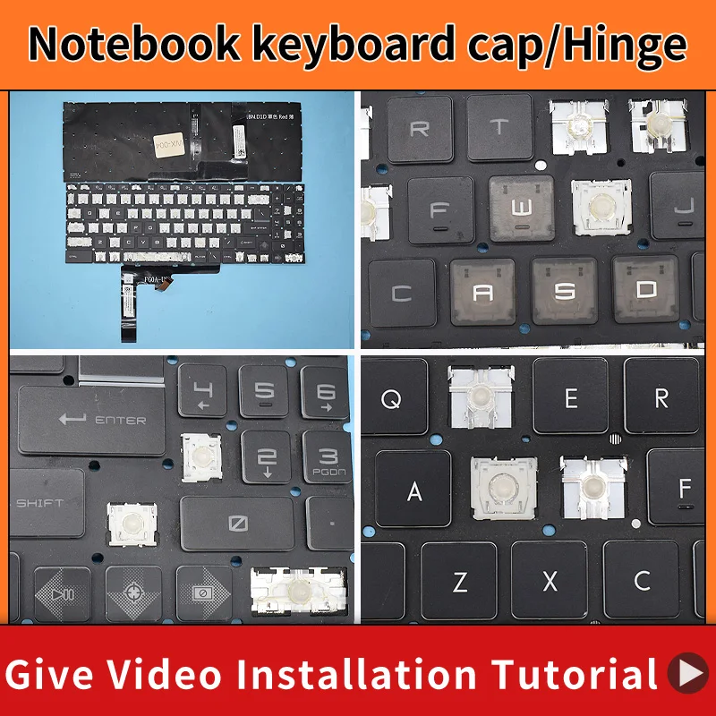 Replacement Key Cap Hinge For MSI Crosshair 15 A11U 15-A11UCK A11UDK A11UEK MS-1581 Gaming Laptop Keyboard KeyCap