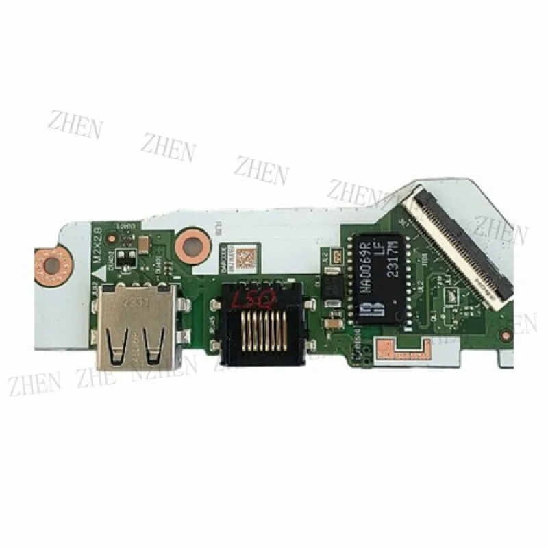 

Y Original for Lenovo V14 G2-ALC 82KC Power Button Network Port Board NS-D524