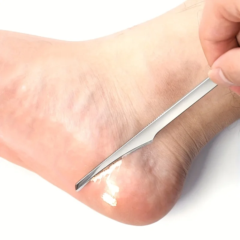 1/5/10 pçs ferramentas de manicure pedicure toe prego barbeador pés kit faca pedicure arquivo rasp luz morta bege removedor cuidados com os pés