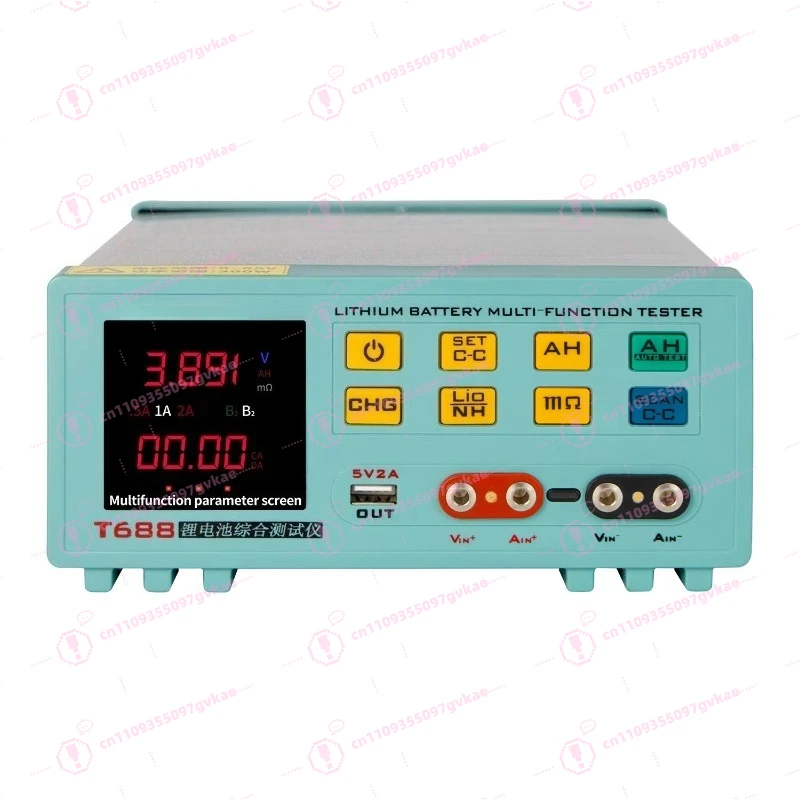 

Тестер T-688: комплексный прибор для измерения емкости, напряжения, внутреннего сопротивления, заряда и разряда, а также тестирования на старение литиевых аккумуляторов