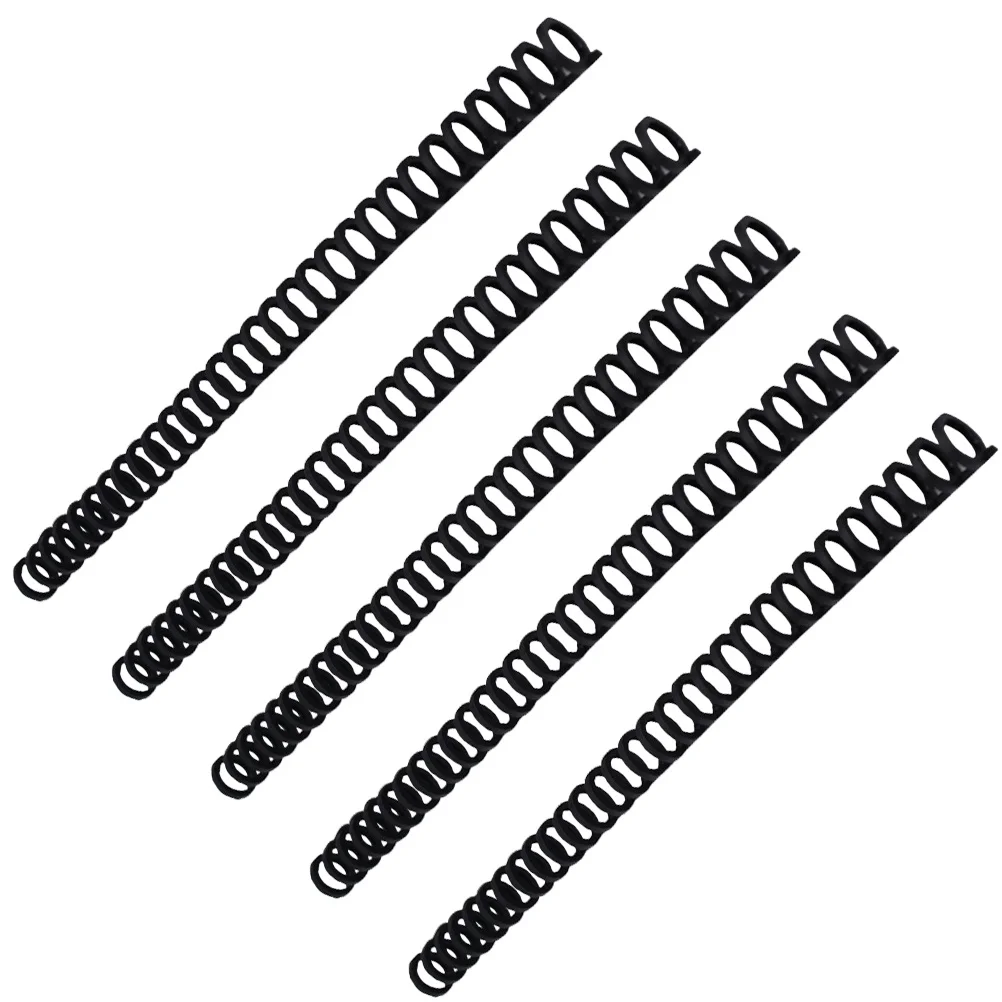 

5Pcs 12Mm 30-Hole Hinge for Notebook Premium Quality Binding Strip for 30-Hole Loose Leaf Paper Easy to Cut and Use