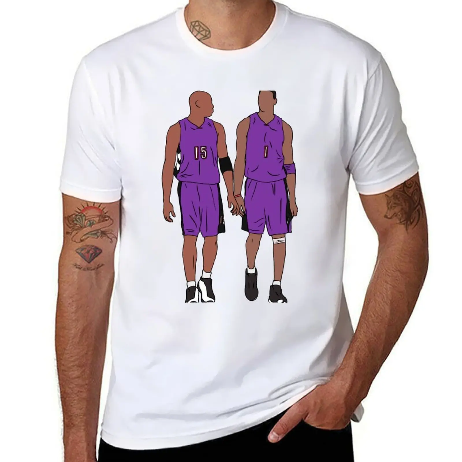 

Vince Carter And Tracy McGrady T-Shirt man t shirts for men casual man t shirt summer T-Shirt
