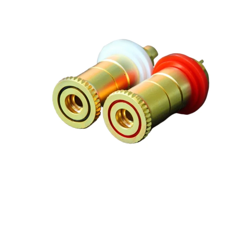 For pure copper-plated alluvial gold WBT power amplifier terminal, extended power amplifier speaker holder, pure copper speaker