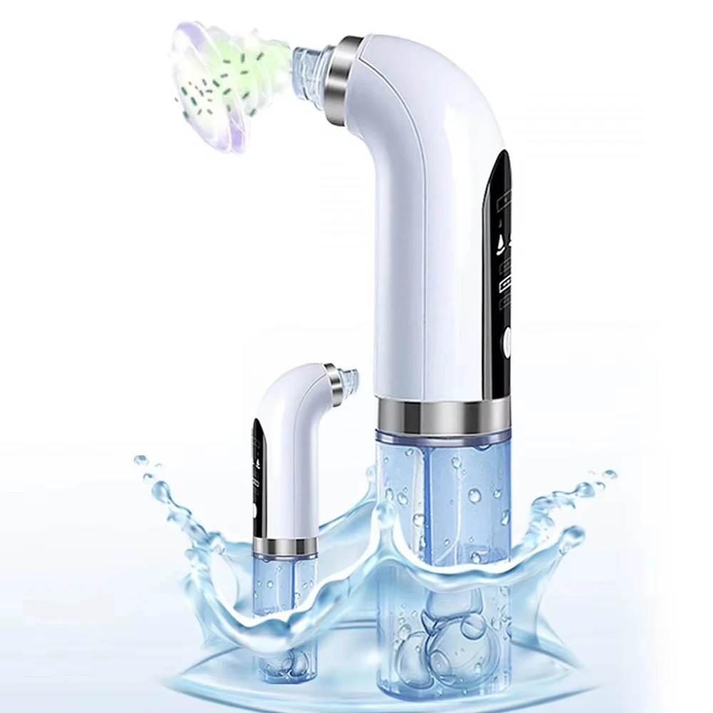 Small Bubble Blackhead Remover Vacuum Suction Water Oxygen Cycle Electric Facial Cleanser black dots Pimple Remover Skin Care