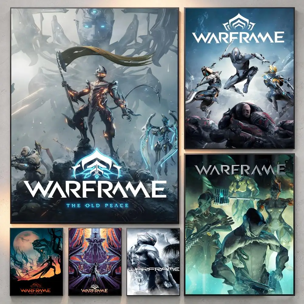 Game Shooter Warframe Poster Current Style Home Wall Art & Sleek Living Space Accents