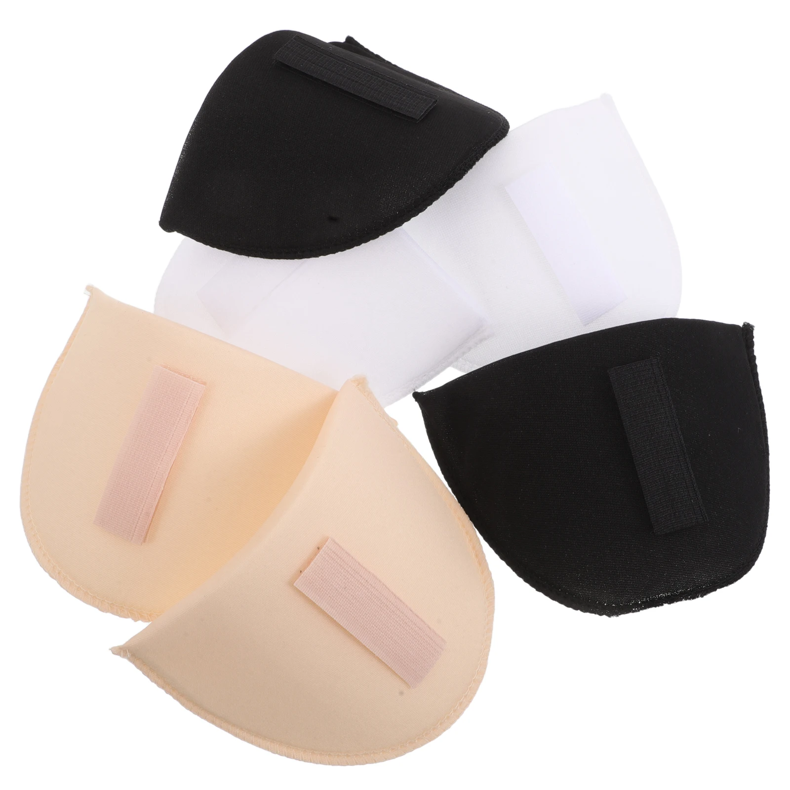 

6pcs Sponge Shoulder Pads For Women Men Breathable Soft Inserts Enhance Suit Jacket Shape Universal Fit Thickened 3D Cushions
