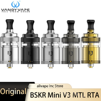 Original Vandy Vape Berserker Mini V3 Simple Version MTL Tank 2ML 4ML Fit Fused Clapton Coil Electronic Cigarette Atomizer