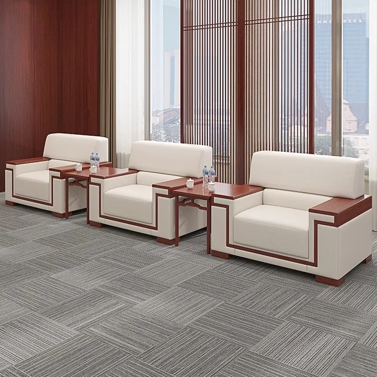 Divano da ufficio, reception VIP nell'area reception, divano da conferenza