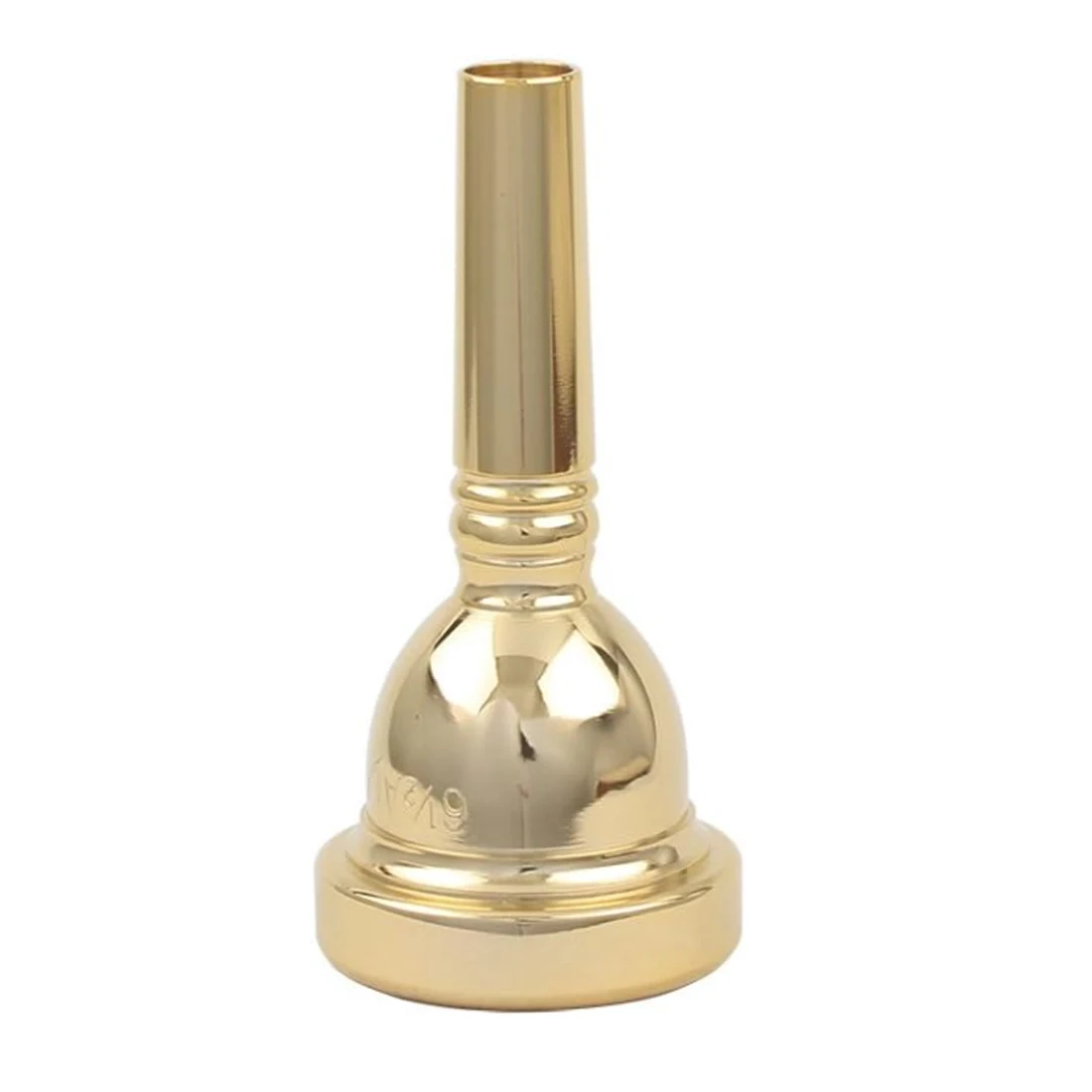 

SLADE Trombone Gold Mouthpiece 6 1/2 AL Mouthpiece Professional Brass Trombone Mouth for Tenor/Alto Brass Replacement Parts