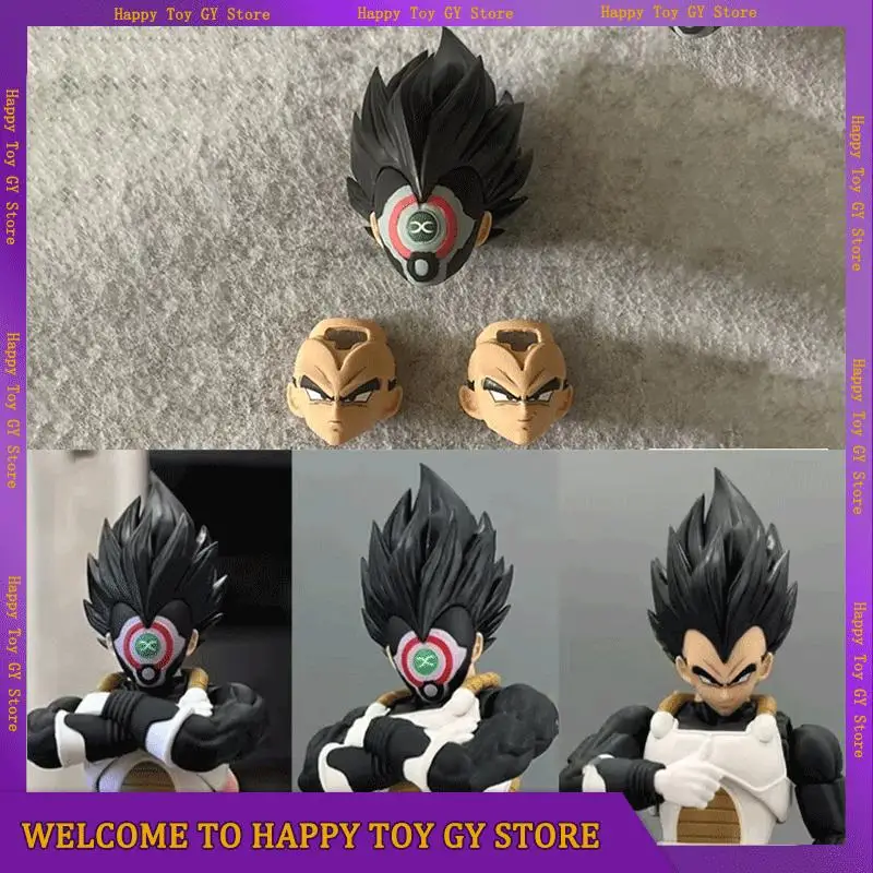 

Dragon Ball Beast Deities B001 Vegeta Черные волосы Лицо Фигурка Vegeta Резьба Маска Лицо KO Аксессуары Комплект Фигурка Модель