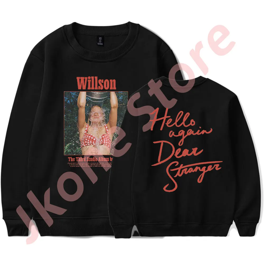 Singer Ashe Willson Album Logo Merch Crewneck Sweatshirts Cosplay Women Men Fashion HipHop Streetwear