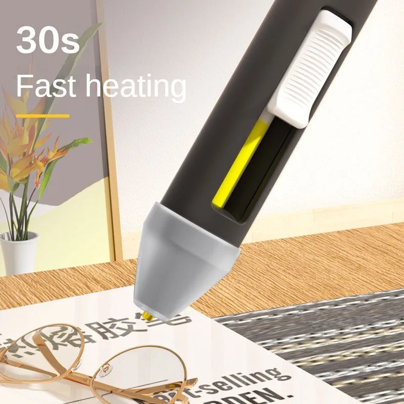 Deli-Mini Hot Melt Glue Gun, DIY Home Repair Tool, Caneta Elétrica, Tipo-C Cola em Bastão, 7mm, 3.7V, 2000mA