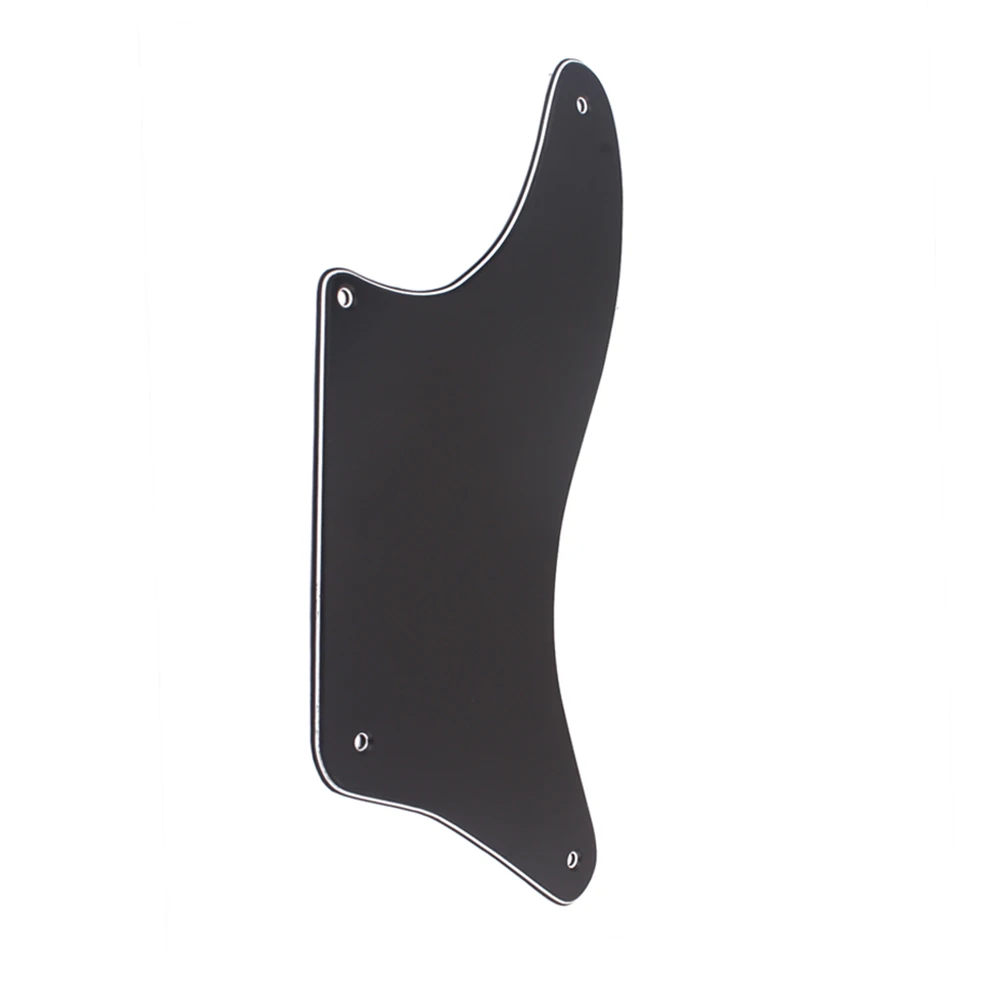 

3 Ply PVC Guitar 3-Layer Scratch Plate for Bass Electric Vintage Style Multi-Function Protection Black Instrument