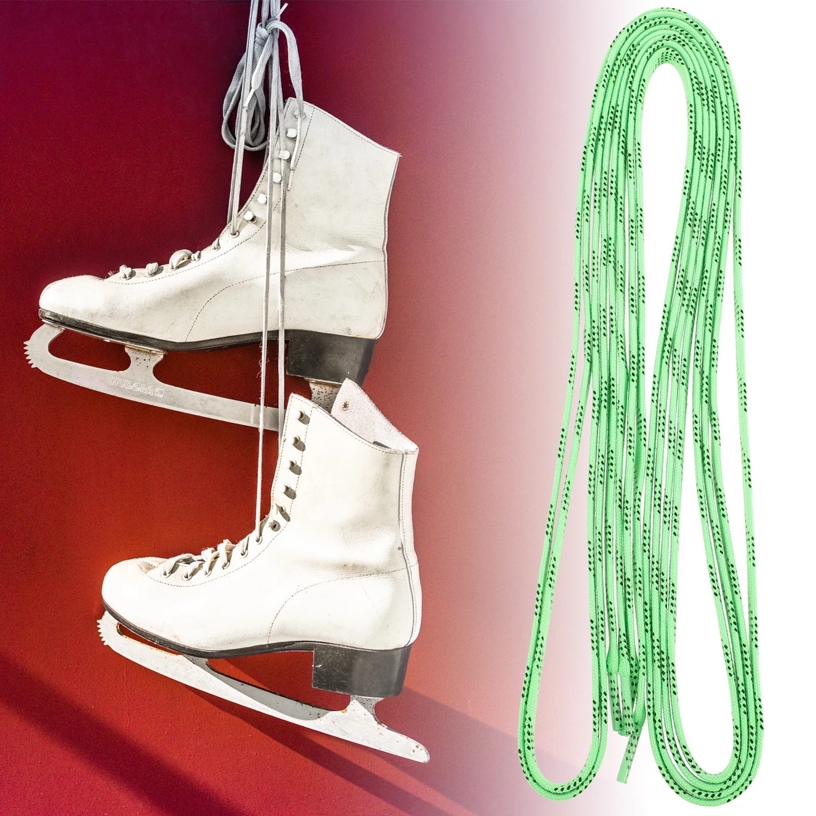 

1Pair Hockey Laces Ice Skates Shoelaces Durable Long-Lasting Roller Skates Stylish Replacement Accessories Hockey Laces