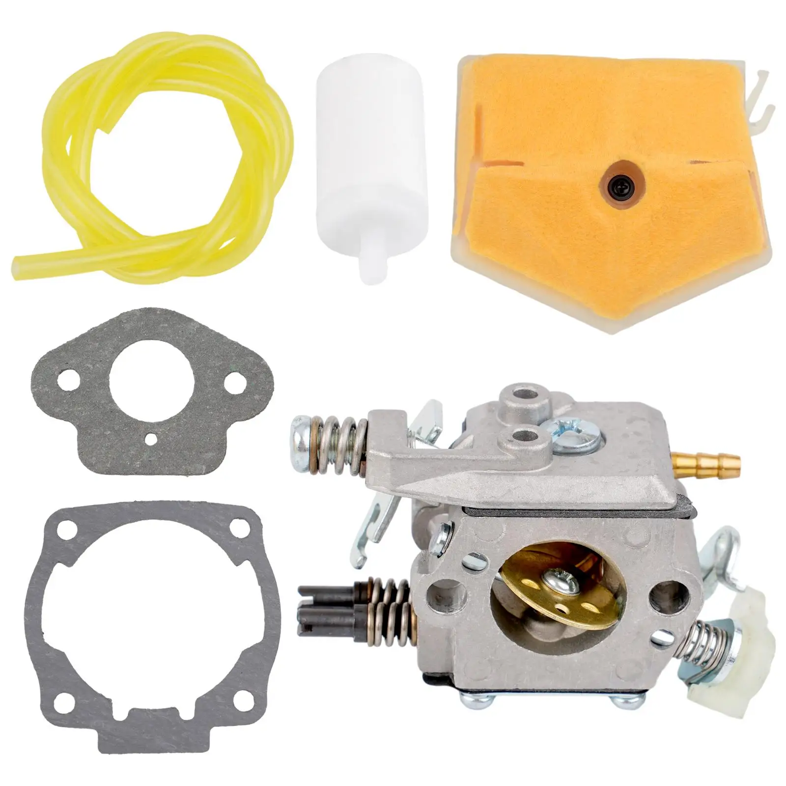 1 Set Carburetor Kit For Husqvarna- 50 51 55 Chainsaw Accessories Air Filter Fuel Line Spark Plug- Gaskets Garden Tools