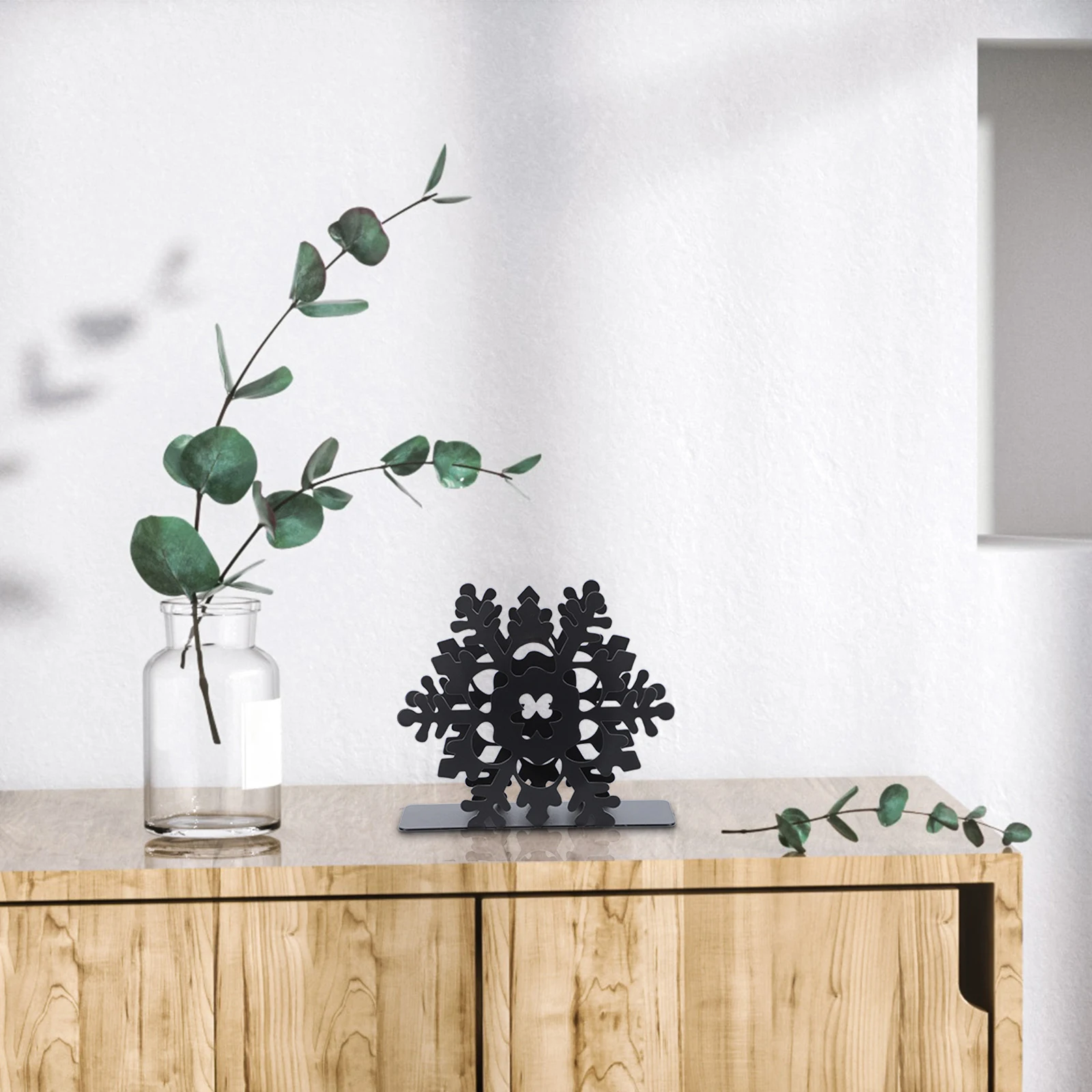 

1pc Iron Napkin Holder Paper Tissue Rack For Kitchen Dining Table Decorative Storage Home Hotel Supplies Napkin Container