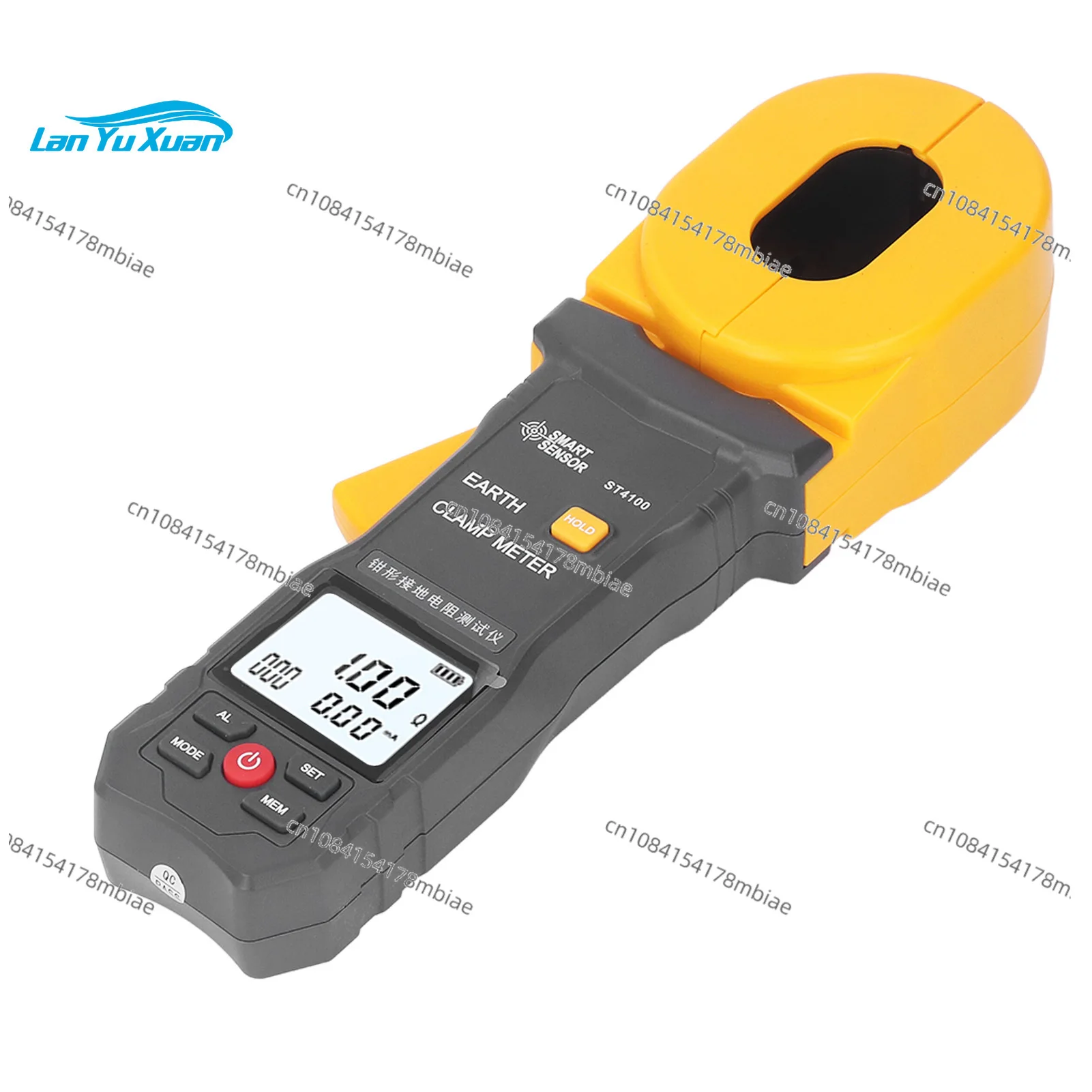 Ground Earth Resistance Tester Digital LCD Clamp   Meter 0.001Ω Resolution for Telecommunications